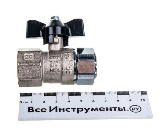 Шаровой кран STOUT с накидной гайкой, ВР/накидная гайка 3/4x3/4 SVB-0009-000020 – изображение 6