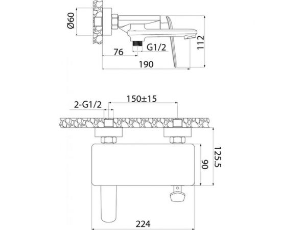 Смеситель для ванны IDDIS Dash DASSB00i02WA – изображение 7