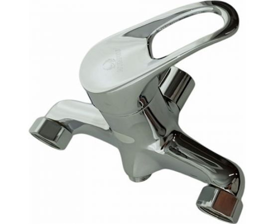 Смеситель для ванны MYNAH однорычажный, поворотный плоский 350 мм, латунь M2240 – изображение 7