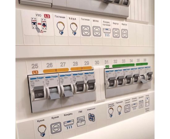 Дополнительный набор наклеек Маркировка 220 для дома от 267шт EL-ProTehno – изображение 8