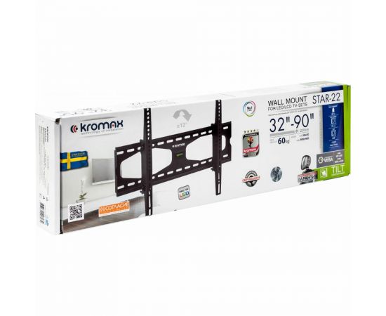 Кронштейн для телевизоров KROMAX STAR-22 grey titan 20160 – изображение 9