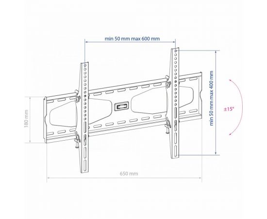 Кронштейн для телевизоров KROMAX STAR-22 grey titan 20160 – изображение 10