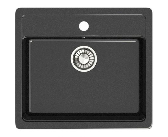 Кухонная мойка GLANZ цвет: чёрный J-009-32 