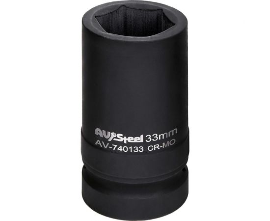 Головка ударная шестигранная удлиненная (33 мм; 1DR) AV Steel AV-740133 