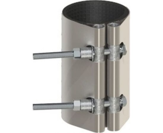 Ремонтный хомут ВЗПА свертная муфта из нержавеющей стали, Ду 65, ОД 75-83, L=200 РА-00148 