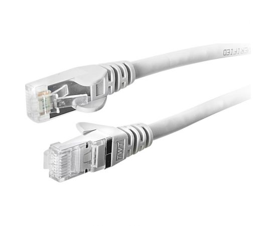 Патч-корд TWT RJ45-RJ45, 4 пары, FTP, категория 6, 2 м, серый, 45-45-2.0/S6-GY 