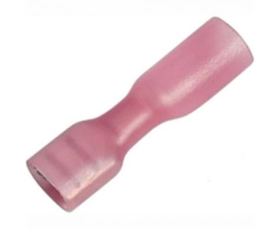 Полностью изолированная термоусаживаемая клемма "мама" Nord-Yada 6.3мм 0.5-1.5кв. мм (красная) 906342 