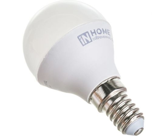 Светодиодная лампа IN HOME LED-ШАР-VC 4Вт 230В Е14 4000К 360Лм 4690612030531 