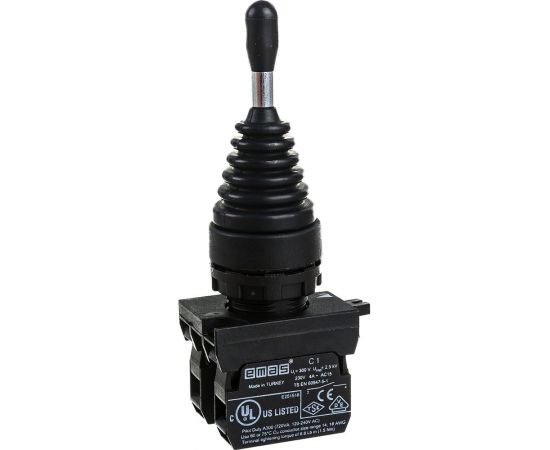 Кнопка-джойстик Emas 2-х позиционный, с фиксацией, 250 В AC, 4 А CP101DJ20 