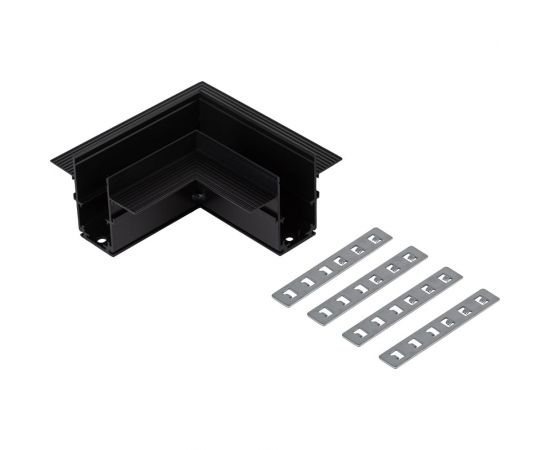 Коннектор ЭРА TRM-R20-CC-B угловой для встраиваемого магнитного шинопровода NOVA TRM-R20 черный, Б0054782 