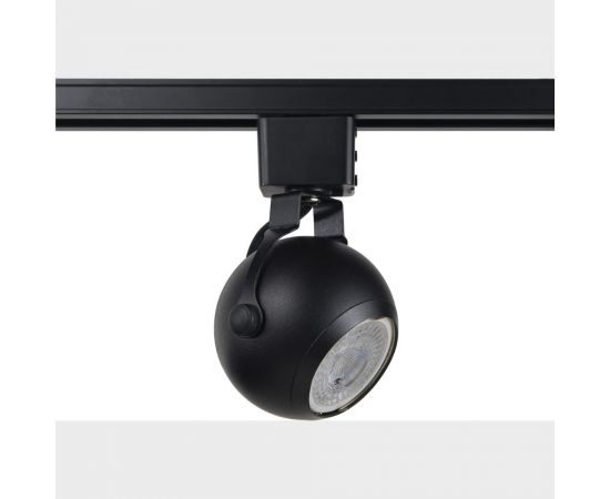 Однофазный трековый светильник ЭРА TR35 GU10 BK MR16 черный, под лампу Б0053296 