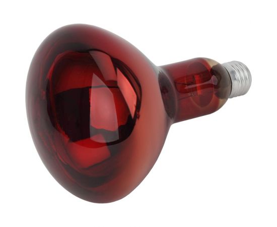 Инфракрасная лампа ЭРА ИКЗК 220-250 R127 для обогрева животных 250 Вт Е27 1шт., Б0055442 