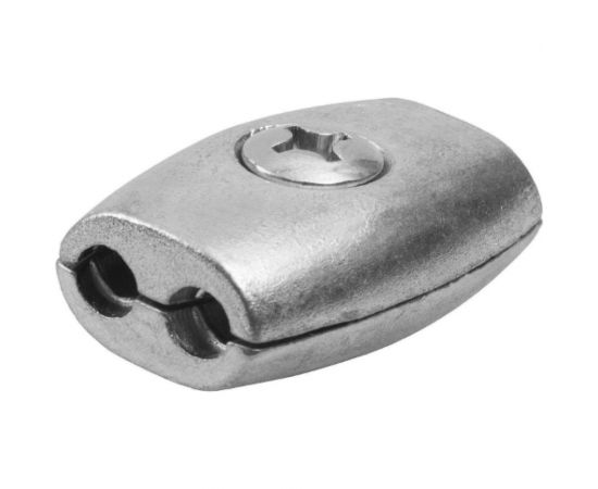 Зажим троса ""Бочонок"" 15 шт. (5 мм; ТФ5) Зубр 4-304455-05 