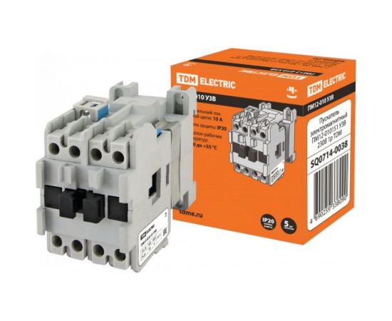 Электромагнитный пускатель TDM ПМ12-010151 У3В 230В 1р SQ0714-0038 