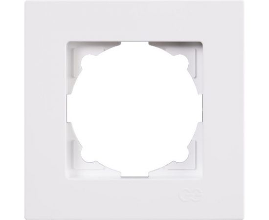 Рамка GUNSAN 1 пост Eqona белый 16401100-000140 
