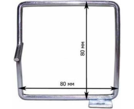 Металлическая скоба-органайзер TWT для установки, на 19 профиль TWT-RING-M80x80 