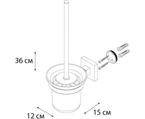 Ерш для туалета FIXSEN METRA 11113 – изображение 2