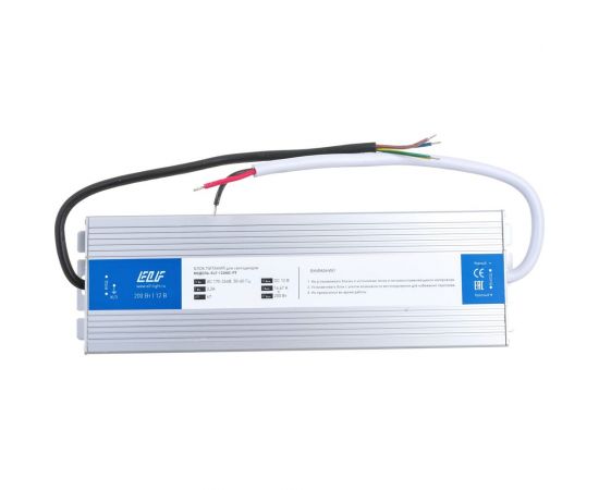 Герметичный компактный блок питания ELF 12В, 200Вт, металл, IP67 ELF-12200С-PT – изображение 2