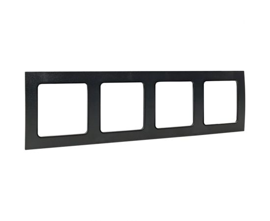 4-местная рамка EKF Стокгольм черная EAM-G-303-30 – изображение 2