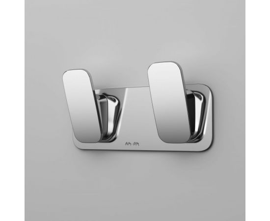 Двойной крючок для полотенец, хром AM.PM A50A35600 – изображение 2