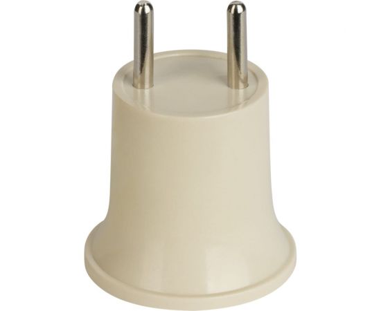 Карболитовый переходник REV вилка-Е27 белый 24637 4 – изображение 2