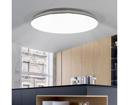 Потолочный светодиодный светильник ЭРА Классик без ДУ SPB670 Chrome1 70Вт 4000К 4900Lm Б0051086 – изображение 2