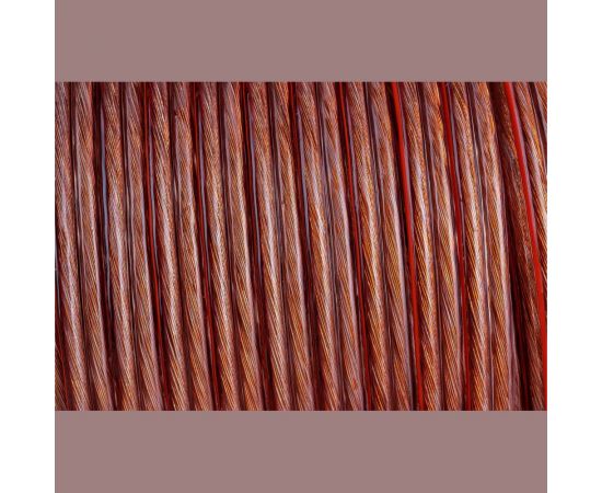 Акустический кабель Cablexpert прозрачный, 50 м, на катушке, CC-TC2x2,5-50M – изображение 3