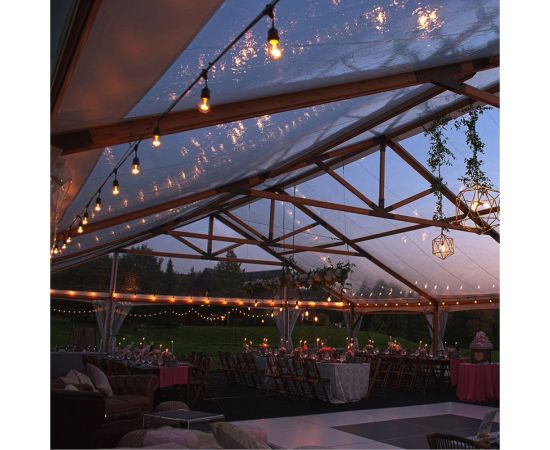 Уличная гирлянда FERON CL50-13-1, Евро белт-лайт на подвесах, 230 В, черный, IP65, 13 м 41826 – изображение 3