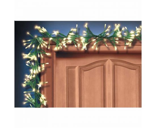 Электрогирлянда B&H c эффектом Фейерверк 2 м, 200 светодиодов (160 теплых белых + 40 мигающих белых) BH-SI0420 – изображение 3