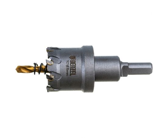 Коронка по металлу твердосплавная 35 мм DENZEL 724011 – изображение 3