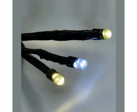 Электрогирлянда B&H c эффектом Фейерверк 2 м, 200 светодиодов (160 теплых белых + 40 мигающих белых) BH-SI0420 – изображение 4