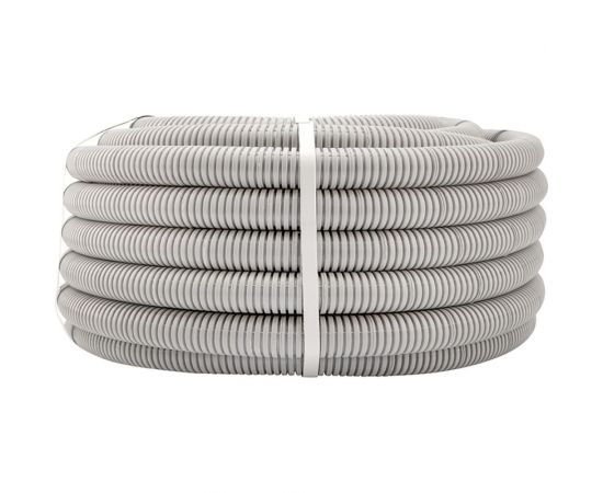 Гофрированная труба из ПВХ REXANT с зондом d 40 мм серая 15 м 28-0400-2 – изображение 4