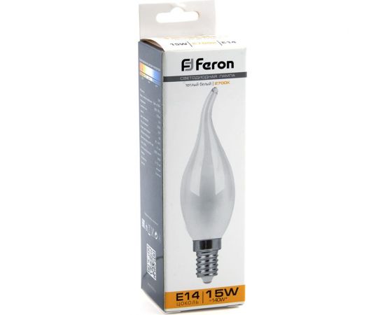 Светодиодная лампа FERON LB-718 Свеча на ветру E14 15 2700K 38260 – изображение 4