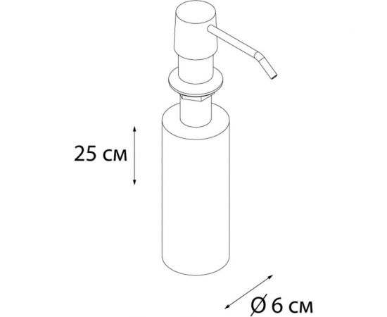 Дозатор для жидкого мыла FIXSEN HOTEL 31012B – изображение 4
