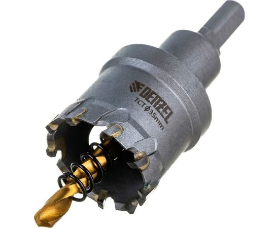 Коронка по металлу твердосплавная 35 мм DENZEL 724011 – изображение 4