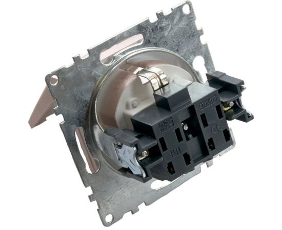 1-местная розетка STEKKER с заземлением с крышкой (механизм), GLS16-7112-02, 250В, 16А с защитной шторкой, 39594 – изображение 4