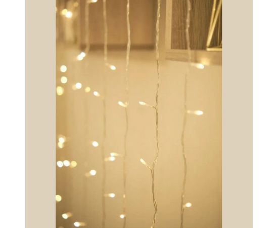 Электрогирлянда B&H «Световой занавес», 2 м х 1 м, 200 прозрачных микроламп BHR0313-WW – изображение 5