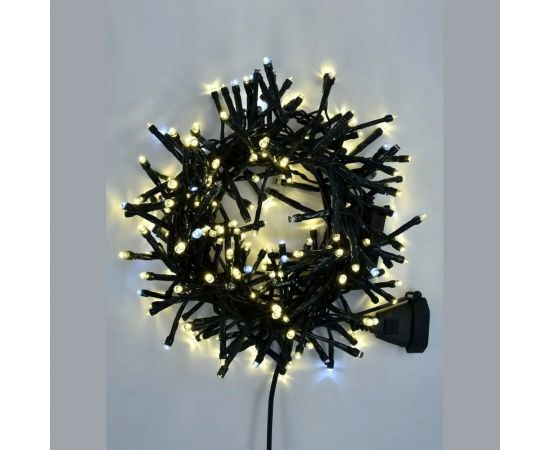 Электрогирлянда B&H c эффектом Фейерверк 2 м, 200 светодиодов (160 теплых белых + 40 мигающих белых) BH-SI0420 – изображение 5