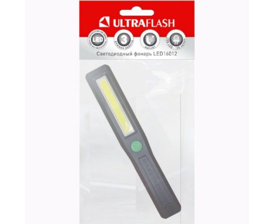 Рабочий фонарь Ultraflash LED16012 (COB LED, 3XR03, пластик, магнит, блистер-пакет) 14932 – изображение 5