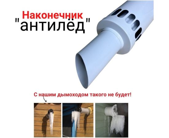 Коаксиальный комплект Прок 60/100 мм для Viesman ПР068475 – изображение 6