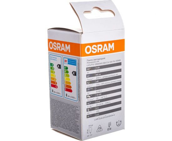Светодиодная лампа Osram LED Value P E14 800лм 10Вт замена 75Вт 4000К нейтральный белый свет 4058075579712 4058075579743 – изображение 6