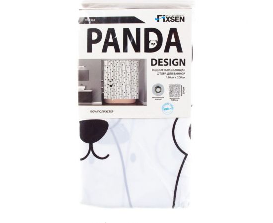 Шторка для ванной FIXSEN PANDA FX-2501 2501 – изображение 8