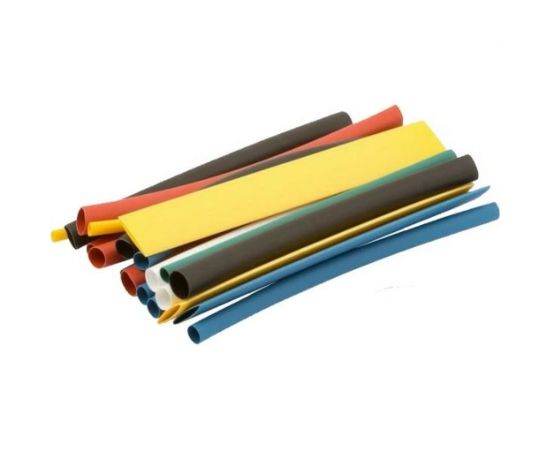 Набор термоусаживаемых трубок Grisard ElectricТТУ 4/2 (4хЧ, 2хБ, К, С, Ж, З) (10x10см/упаковка) GRE-016-0007 