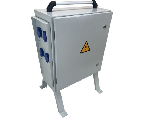 Щит механизации ГК ЭЛЕКТРОСПЕКТР ЩМ-РУСП-63-4x1П-4x3П IP54 ввод 63А с 1 УЗО, 4 розетки 1Р N PE 16A, 00000304366 