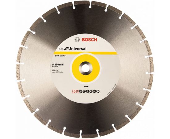 Диск алмазный ECO Universal (350х20 мм) Bosch 2608615034 