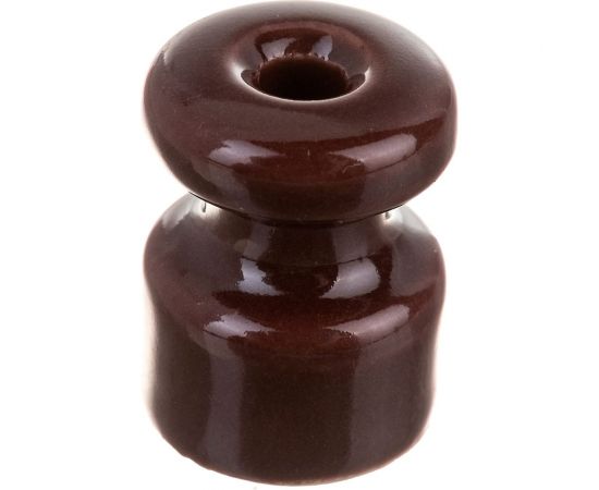 Керамический ретро изолятор Retrika коричневый, 20 шт RI-02202-20 