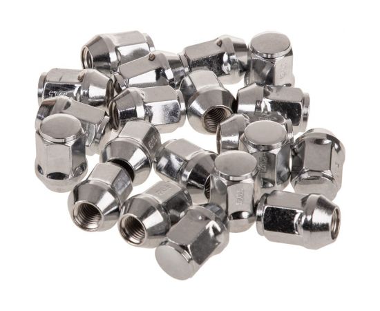 Гайка конус M12x1.50, закрытая 32 мм, ключ 19 мм, хром 022, 20 шт SKYWAY S10602022 