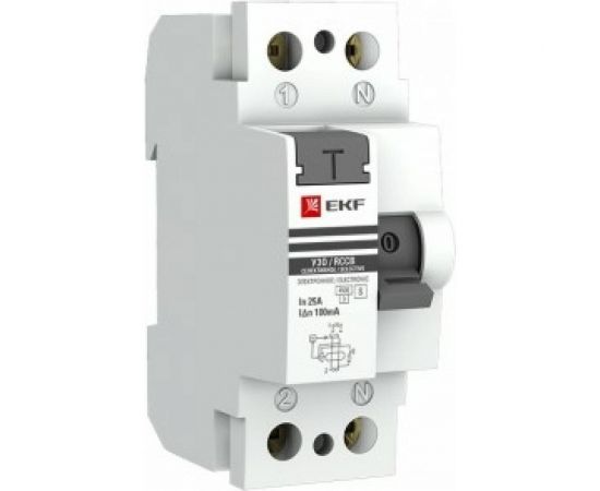 Селективное устройство защитного отключения EKF 2P 63А/300мА PROxima SQelcb-2-63-300S-em-pro 