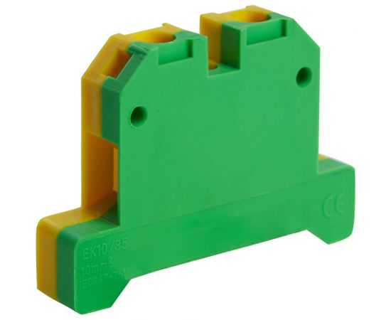 Наборный изолированный винтовой зажим STEKKER ЗНИ - 2,5 (JXB2.5), желтый-зеленый 39933 