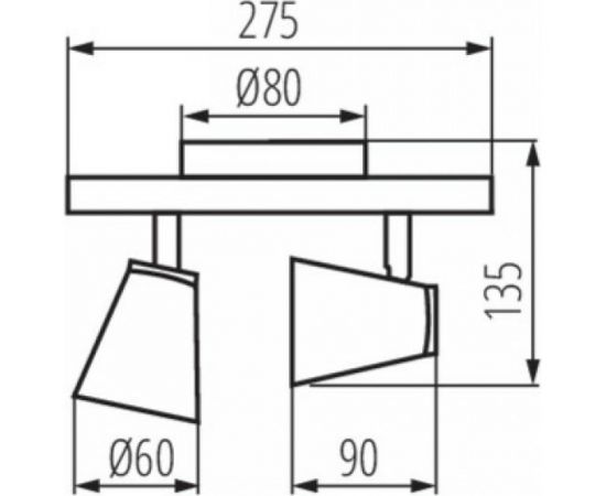 Настенно-потолочный спот KANLUX ENALI EL-2I W/ 28762 – изображение 2